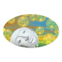 Peace – Golden and Emerald Serenity Stickers