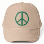 peace green hats