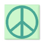 peace green magnets