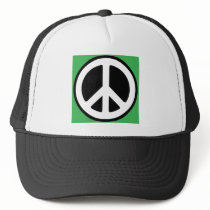 Peace Green Symbol! Hats