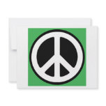 Peace Green Symbol! invitations