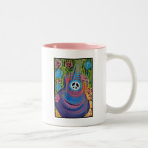 Peace Guitar Mugs