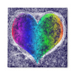 Peace Heart - Corazón de la paz Iman Para Frigorífico