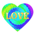 Peace Heart Stickers