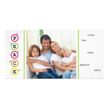 Peace Holiday Photo Card