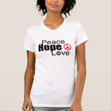 peace hope love tees