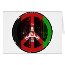 Peace In Afghanistan Card