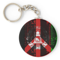 Peace In Afghanistan Keychain