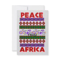 Peace In Africa Custom Announcement