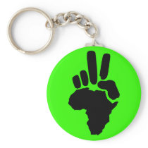 Peace in Africa keychains