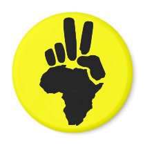Peace in Africa magnets
