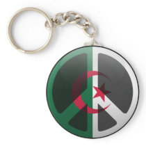 Peace in Algeria Keychain