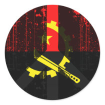Peace In Angola Sticker