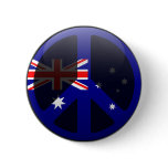 Peace in Australia Pinback Buttons