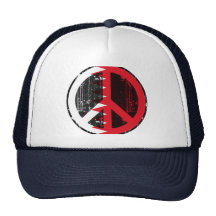 Peace In Bahrain Trucker Hats