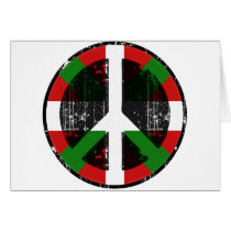 Peace In Basque Greeting Cards