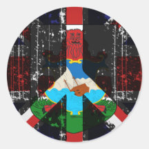 Peace In Bermuda Sticker