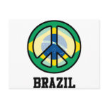 Peace In Brazil Postcard