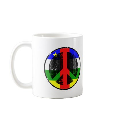 Peace In Central African Republic Mug by FlagStore
