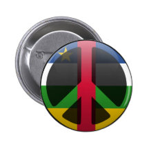 Peace in Central African Republic Pinback Button
