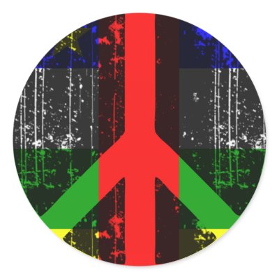 Peace In Central African Republic Stickers by FlagStore