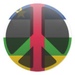 Peace in Central African Republic stickers