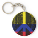 Peace In Colombia keychains