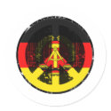 Peace In East Germany stickers