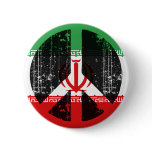 Peace In Iran Pinback Button