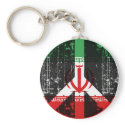 Peace In Iran keychains