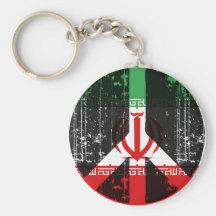 Peace In Iran Keychains