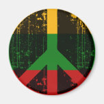 Peace In Lithuania Fridge Magnets