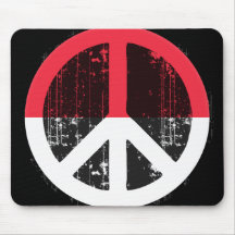 Peace In Monaco Mouse Pads