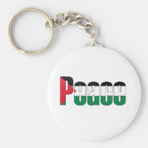 Peace in Palestine Keychains