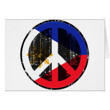 Peace In Philippines Greeting Cards