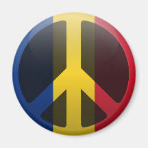 Peace in Romania Refrigerator Magnets