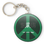Peace in Saudi Arabia keychains