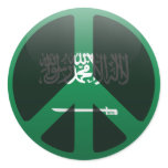 Peace in Saudi Arabia stickers