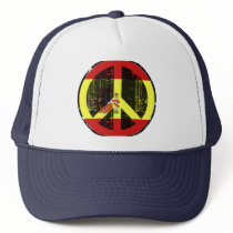 Peace In Spain Trucker Hats