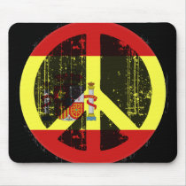 Peace In Spain Mouse Pads
