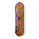 Peace in the Storm – Violet and Amber Tranquillity skateboards