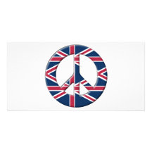Peace in UK Personalized Photo Card