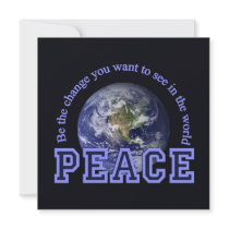 Peace invitation, customize