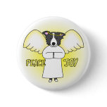 Peace Joy Border Collie Pins