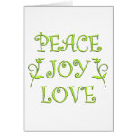 Peace Joy Love Card