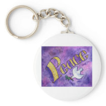 Peace Keychain