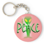 Peace Keychain
