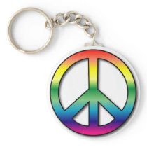 Peace Keychain