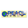 Peace Kitties Bumper Sticker