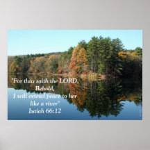 Peace Like a River Scripture Print
